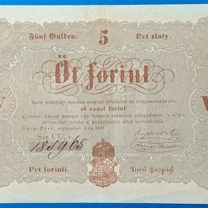5 Forint 1848 - Kossuth-bankó (Barna nyomattal) GOTTO NUMIZMATIKA