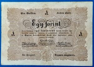 1 Forint 1848 - Kossuth-bankó (Eredeti papírpénz) - GOTTONUMIZMATIKA