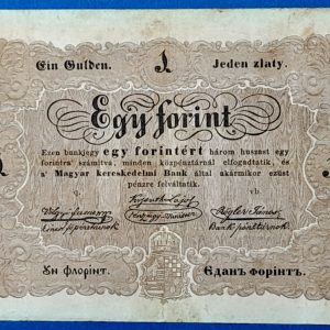 1 Forint 1848 - Kossuth-bankó (Eredeti papírpénz) - GOTTONUMIZMATIKA