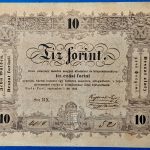 1848-as 10 forint (tíz ezüst forint) – Ritka Kossuth-bankó GOTTO