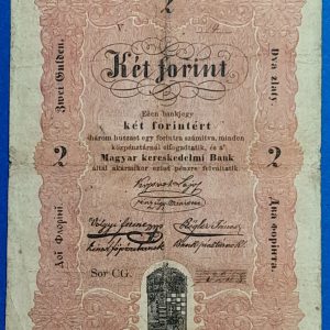 2 forint 1848 – Eredeti Kossuth-bankó a szabadságharc idejéből GOTTO