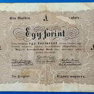 1 forintos Kossuth-bankó (1848) GOTTO NUMIZMATIKA