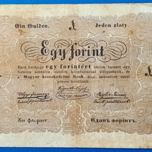 1 forintos Kossuth-bankó (1848) GOTTO NUMIZMATIKA