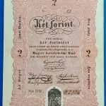 1848-as kétforintos Kossuth-bankó – magyar papírpénz GOTTO