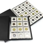 Érmealbumok érmekerethez, 120 zsebes, 52x52 mm, PCCB-Mingt - fekete