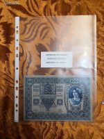 Magyar gyártmányú 2-es osztású papírpénz berakólap 150 Mikronos