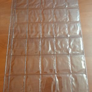 Lefűzhető érmeberakó: 5x6 férőhelyes, 46 mm x 60 mm