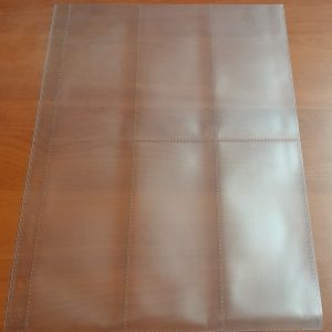 Lefűzhető bankjegyberakó:3x2 férőhelyes, 71x150 mm - GOTTONUMIZMATIKA