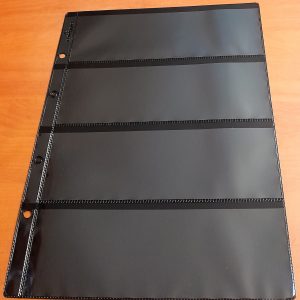 4-es osztású, 195 x 60 mm, külső méret: 217 x 273 mm GOTTONUMIZMATIKA