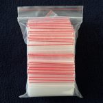 Magyar gyártmányú tároló tasakok 100 db-os csomagban 80 x 120 mm