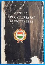 A Magyar Népköztársaság kitüntetései - 1966.