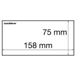 Leuchtturm: BASIC bankjegyvédő tok 158 x 75 mm 50 db/csomag - Image 2