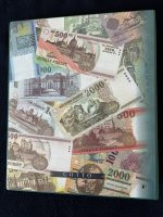 Magyar: Egyedi készítésű papírpénztároló album - Forint rendszer 1997 - - Image 4
