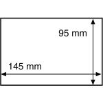 Leuchtturm: Védőtok bélyegekhez és képeslapokhoz 145x95 mm-ig, átlátszó 50 db / csomag