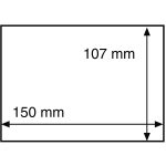 Leuchtturm: Védőtok bélyegekhez és képeslapokhoz 150 x 107 mm 50 db / csomag