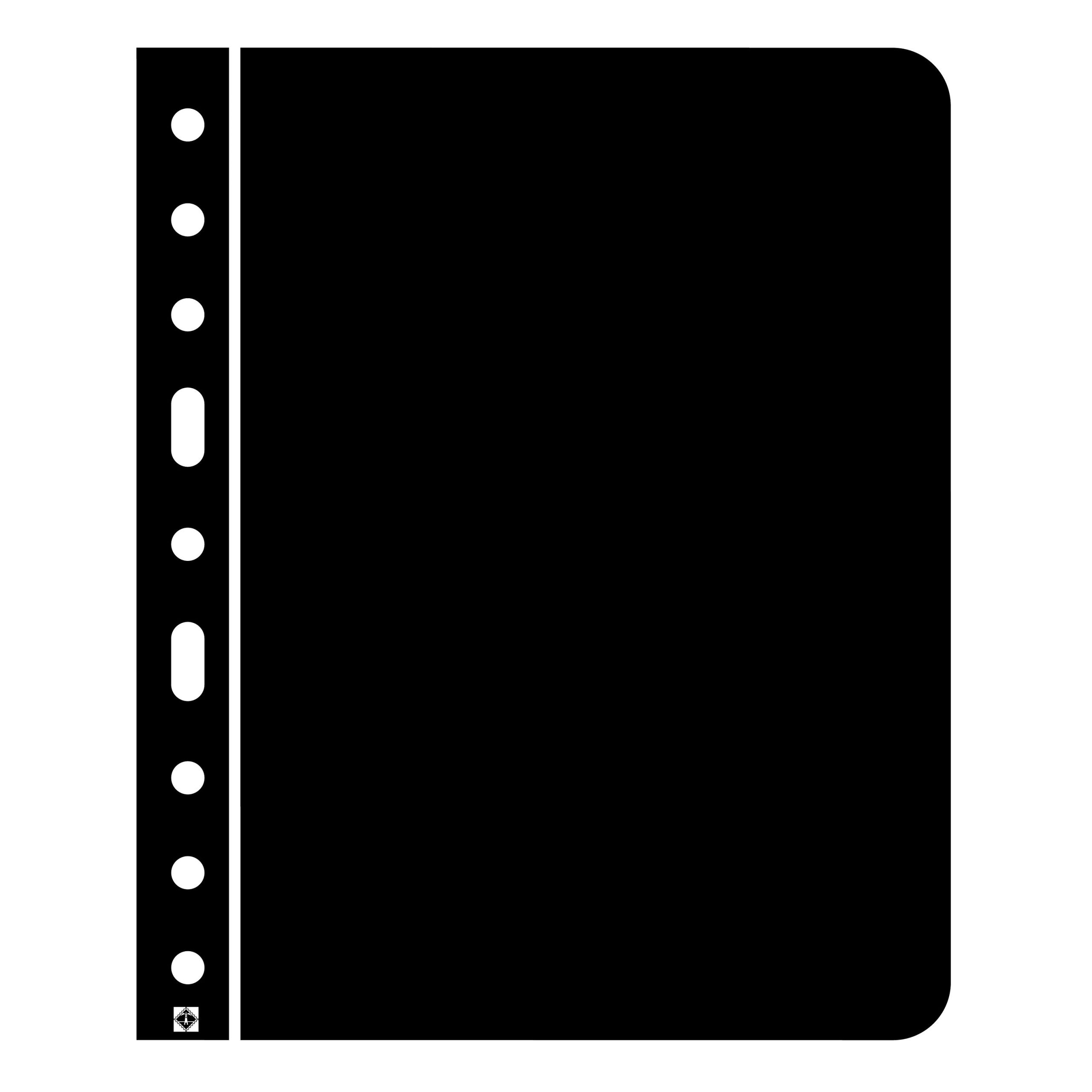 kunststoffhuellen-vario-zwischenblaetter-schwarz-5er-pack Leuchtturm: VARIO ZWL fekete színű elválasztólapok 5 db / csomag - Image 1