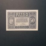 1920.    50 Fillér UNC