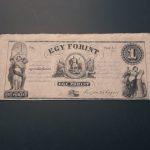 1852. 1 Forint AUNC Kossuth ezüst 1 Forint A sorozat