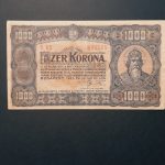 1923.  1.000 Korona F "kis alakú" Nyomdahely nélküli