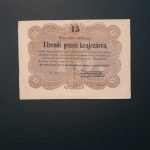 1849.  15 Pengő krajczárra   F+