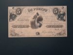 1852. 5 Forint UNC Kossuth ezüst Forint F sorozat