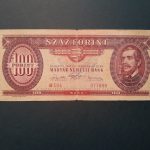 1947.02.27. 100 Forint F "Kossuth címer"