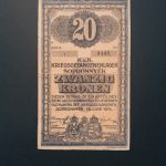 Sopronnyék 1916. 20 Korona VG arab sorszámmal