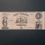 1852. 1 Forint UNC Kossuth ezüst 1 Forint C sorozat