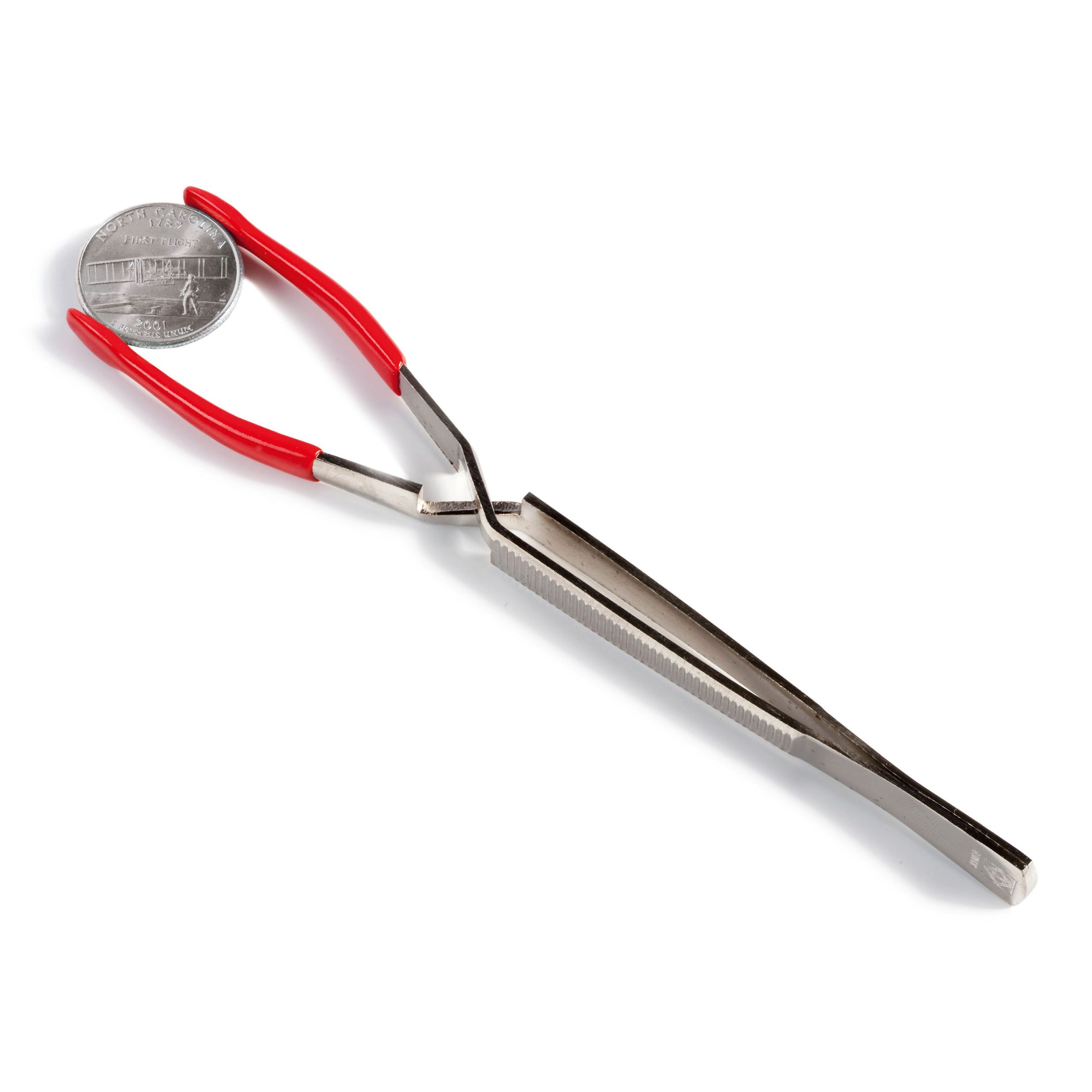 muenzpinzette-pi9-16cm-mit-kunststoff-beschichtet Leuchtturm: Érmecsipesz műanyag bevonattal 16 cm - Image 1
