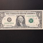 1995. 1 Dollár VF+ New Yorki kiadás - Withrow & Rubin aláírásával