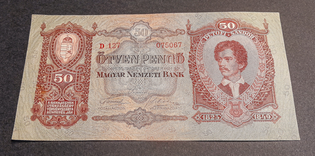 number-5 1932. 50 Pengő EF - Image 1