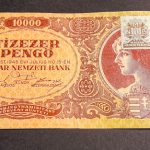 1945.    10.000 Pengő EF Bélyeggel