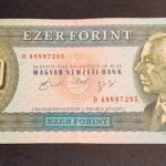 1992.10.30 1.000 Forint VF "D" betűjeles