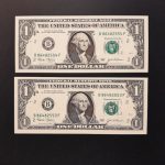 2003. 1 Dollár UNC Sorszámkövető New Yorki kiadás- Marin & Snow aláírásával