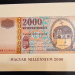 2000. 2.000 Forint UNC Millennium