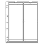 Leuchtturm: NUMIS érmelapok 4 zseb 66 mm 5 db / csomag
