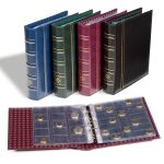Leuchtturm: OPTIMA érmealbum tokkal és 10 db érmelappal klasszikus dizájn - zöld - Image 2