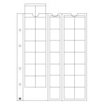 Leuchtturm: OPTIMA érmelapok  35 db érméhez 27 mm -ig átlátszó