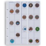 Leuchtturm: OPTIMA érmelapok  35 db érméhez 27 mm -ig átlátszó - Image 2
