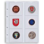 Leuchtturm: OPTIMA  érmelapok  6 érméhez 65 mm -ig átlátszó - Image 2