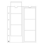 Leuchtturm: OPTIMA  érmelapok  6 érméhez 65 mm -ig átlátszó