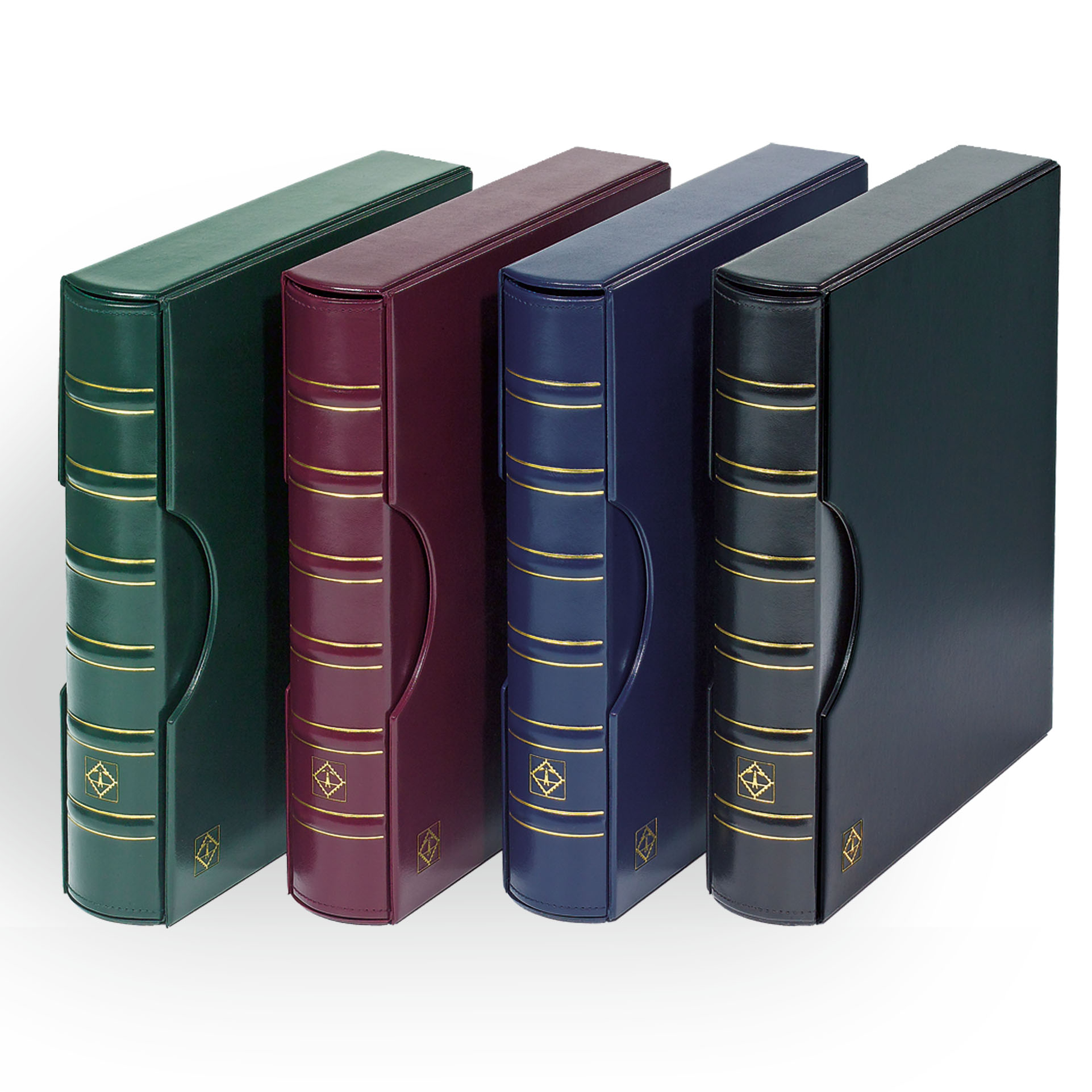 ringbinder-grande-im-classic-design-inkl-schutzkassette Leuchtturm: GRANDE gyűrűs iratgyűjtő, klasszikus dizájn tokkal - fekete - Image 1