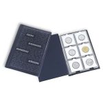 Leuchtturm: Érmepénztárca egyenként 10 érmelappal 6 kartontartóhoz - kék